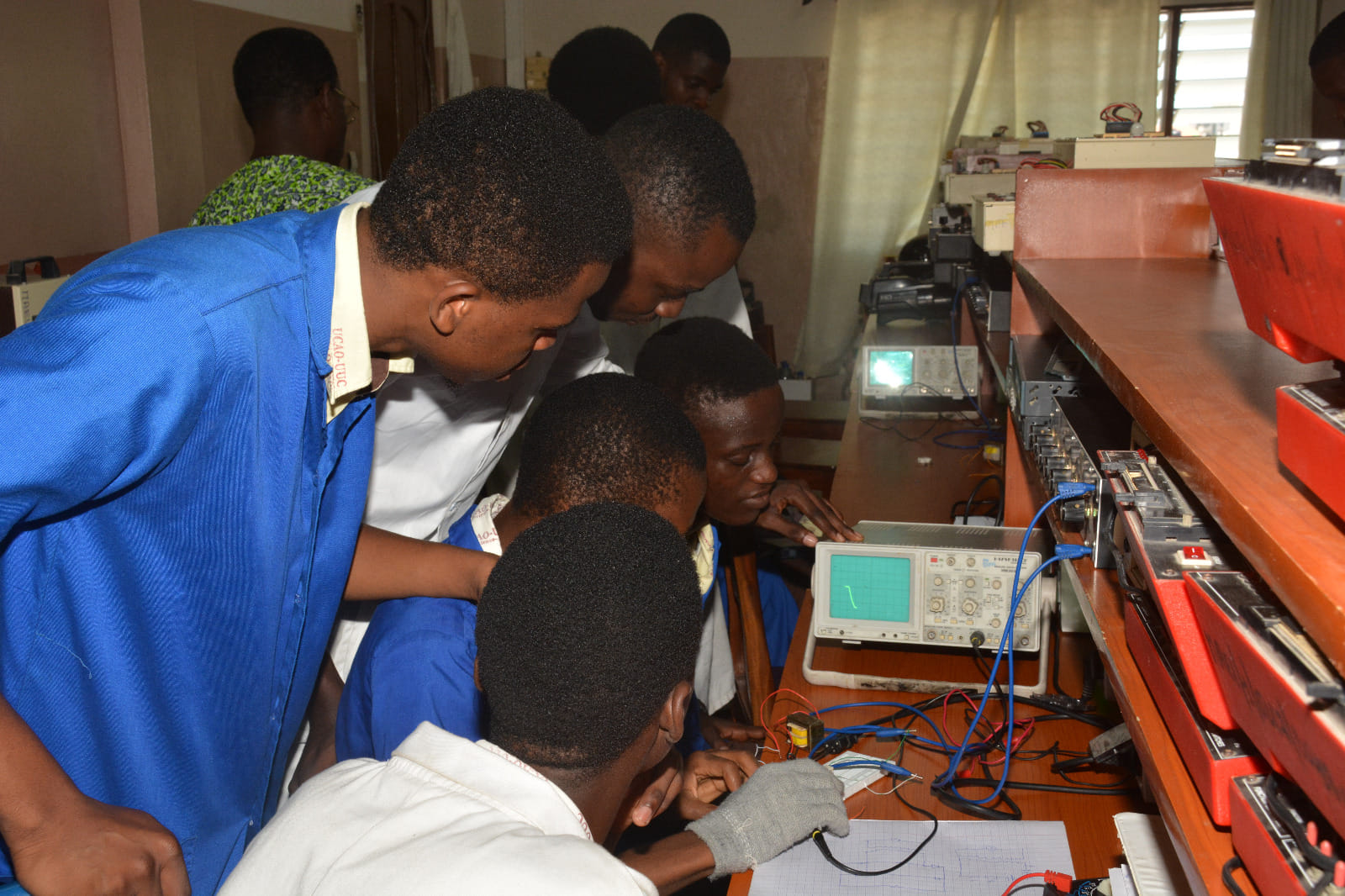 Étudiants en activité